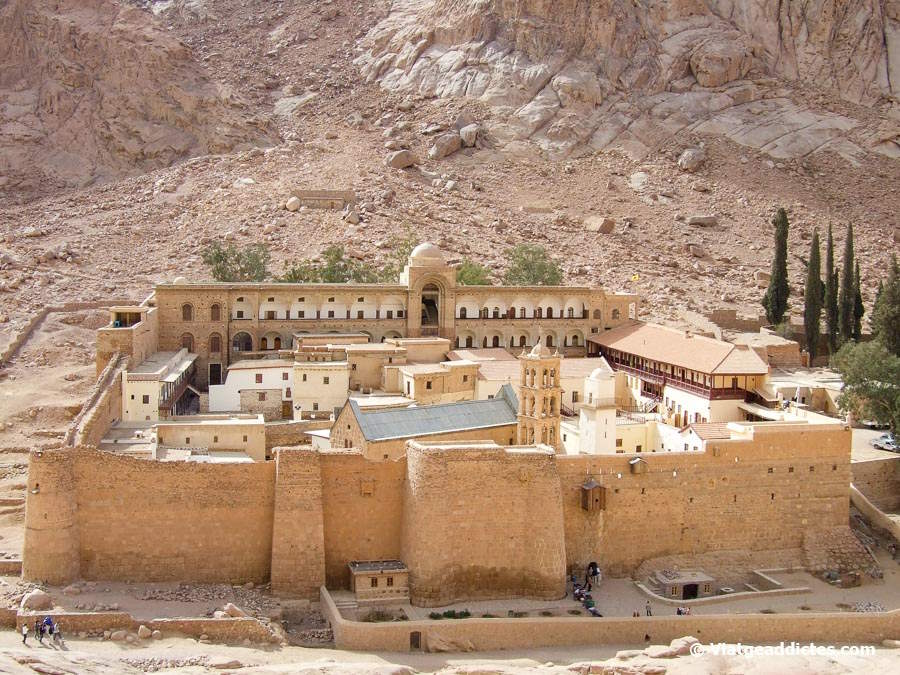 Vista del monestir grec ortodox de Santa Caterina (península del Sinaí)